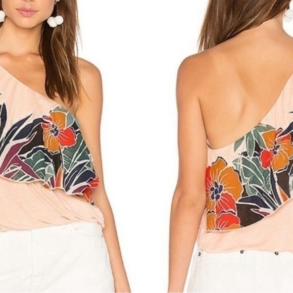 NWT Free People Annka Bubble One Shoulder Top - Picture 4 of 8